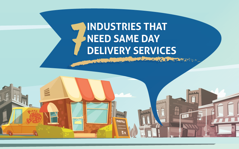 Industries that Need Same Day Delivery Services Blog Banner