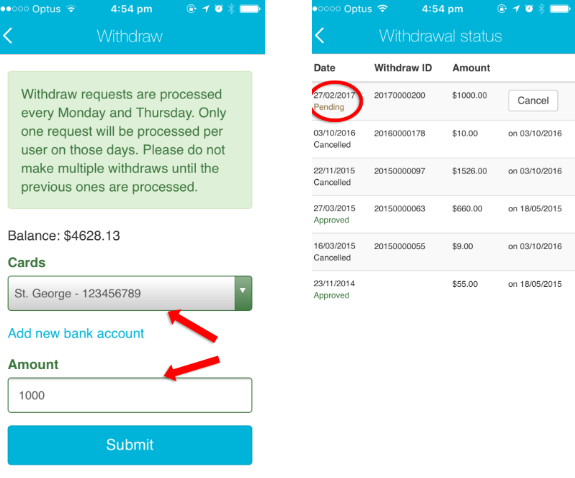 A pending withdrawal what is Understanding the