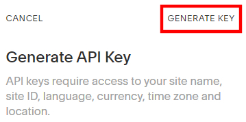 generate key