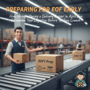 Preparing for EOFY Early: How Hiring a Delivery Driver in April Can Streamline Your Logistics Before the June Crunch