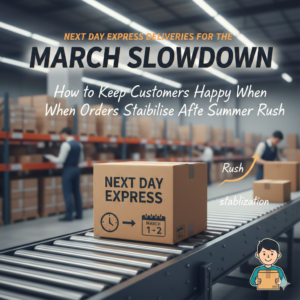 Next Day Express Deliveries for the March Slowdown: How to Keep Customers Happy When Orders Stabilise After the Summer Rush